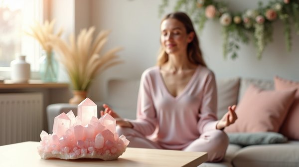 Découvrez les vertus apaisantes du quartz rose pour vous